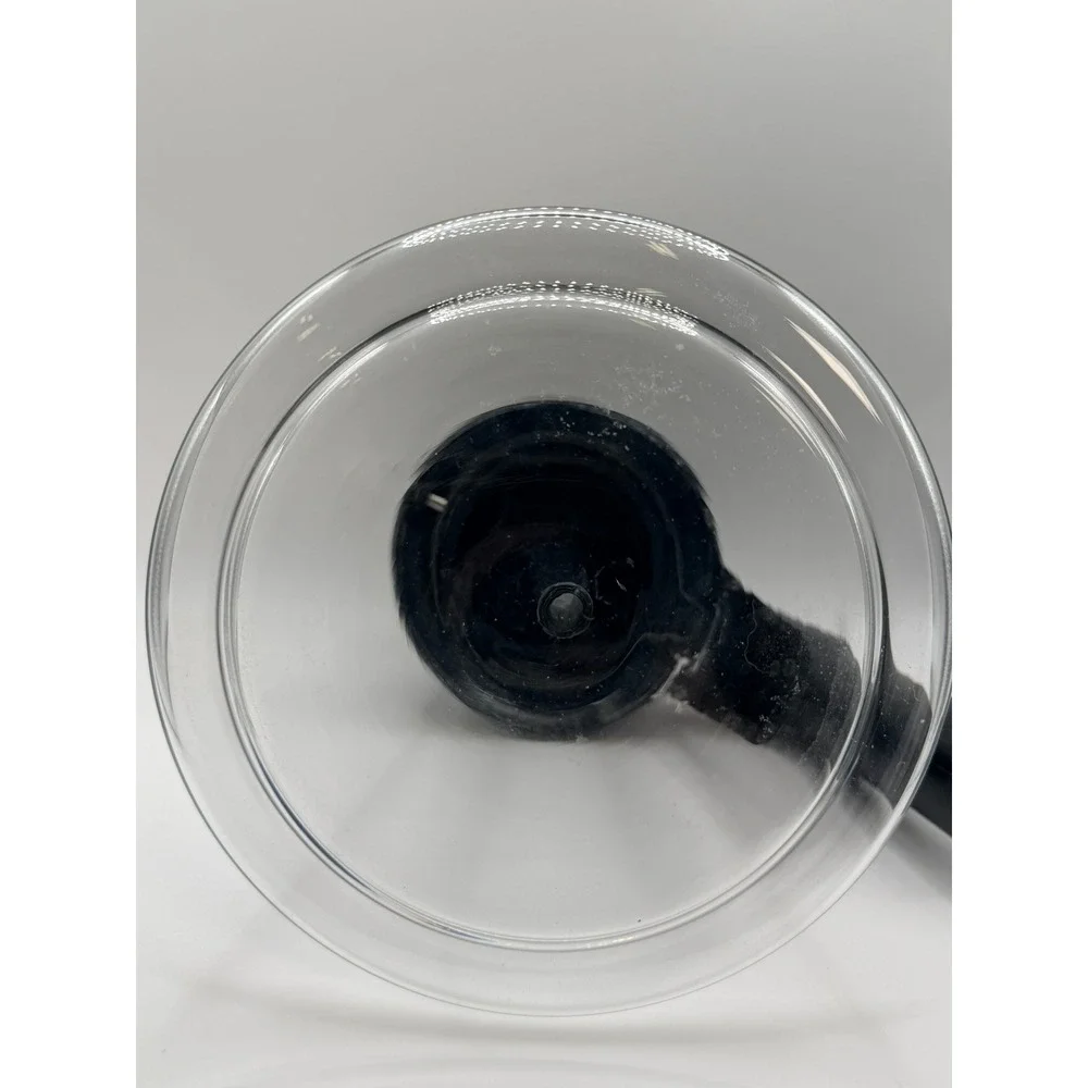 Ninja Glass Coffee Carafe Replacement Black Lid and Handle with Silver Accent